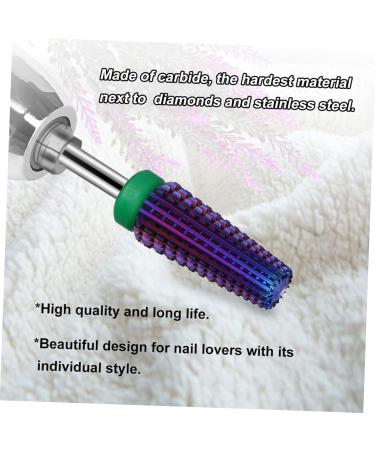 Ipetboom Faux Nails 1pc Nail Polisher Purple Alloy Manicure Nail Drill Artificial Nails - Buy Online on GoSupps.com