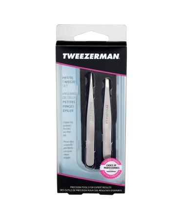 Tweezerman Petite Tweeze Set - Assorted Colors & Pouches | Precision Tweezers - Buy Online on GoSupps.com