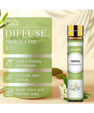 Aoruilia 10ml Neroli Essential Oil 100% Pure Undiluted Pure Aromatherapy Oils for Diffuser Humidifier Aromatherapy DIY Soap Candle Bath Bombs Making Neroli 10 ml (Pack of 1) - Buy Online on GoSupps.com
