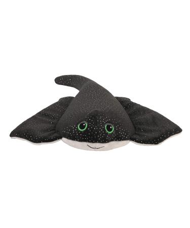 Warmies Heat Pad/Soft Toy "Manta Ray" Millet Lavender Filling 35cm 650g 1 Piece (Pack of 1) Black 1 Piece (Pack of 1)