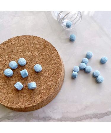 Mint & Spirulina Mouthwash Tabs with Baking Soda - Fluoride-Free, Vegan, Alcohol-Free, Sugar-Free - Chewable Breath Freshening Tablets (1 Pack) - Buy Online on GoSupps.com