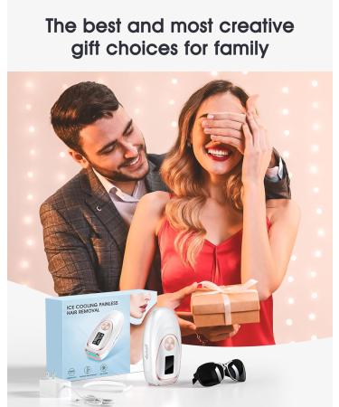 ZKMAGIC IPL Hair Removal Device - Painless 999 900 Light Pulses with Cooling Function for Men & Women - White - Buy Online on GoSupps.com