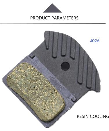 Shimano Brake Compatible BRAKETB J02A Resin Disc Brake Pad - 2 Pairs - Buy Online on GoSupps.com