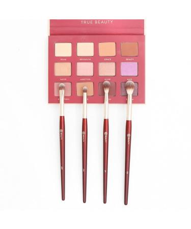 BK BEAUTY Core Line Extension Eye Set - 4PC Professional Eyeshadow Brush Set for Precise Makeup Placement & Flawless Blending | Premium Eye Makeup Brushes - Buy Online on GoSupps.com