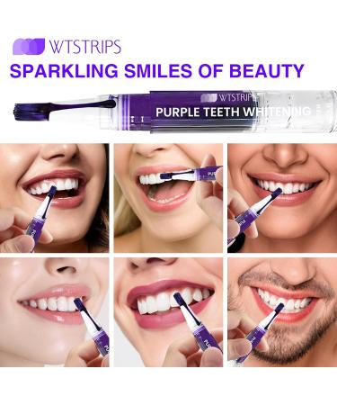 Purple Teeth Whitening Gel Pen - Instant Stain Removal & Color Correction | Ship Internationally - Buy Online on GoSupps.com