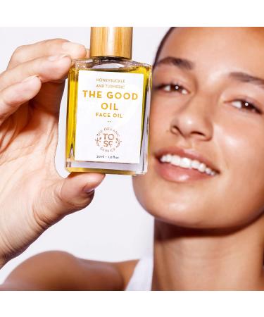 Nourishing Skin Glow Serum for Face - Restorative Rosemary and Turmeric Oil - Vegan Facial Oil for Dark Spots and Fine Lines - 30mL - Buy Online on GoSupps.com