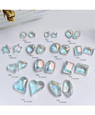 10Pcs Colorful Rhinestones Art Crafts Rhinestones Art Decorations Supplies Decor - Buy Online on GoSupps.com