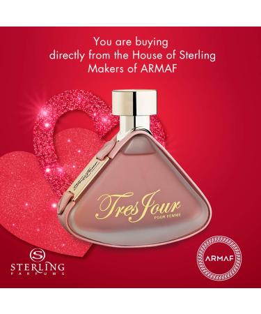 Armaf Tres Jour for Women Eau de Parfum Spray 3.4 Ounce 3.4 Ounce (Pack of 1) - Buy Online on GoSupps.com