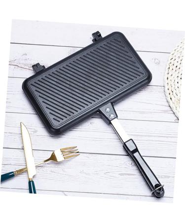 OUNONA Sandwich Pan Waffle Maker Flip Skillet Pan Steak Cake Baking Pans Sandwich Press Grill Comales para Tortillas Induction Frying Pan Flat Aluminum Egg Electric Frying Pan - Buy Online on GoSupps.com
