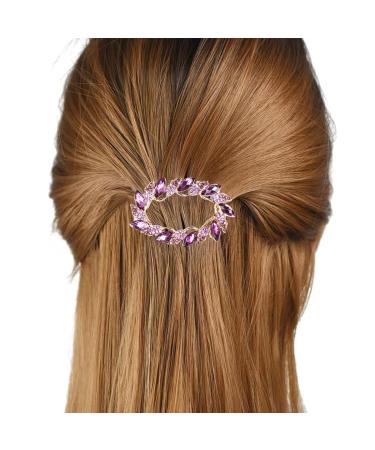 4 PCS Leaf Rhinestone Hair Clips - Sparkly Hair Accessories for Women - Mother's Day Gift - Buy Online on GoSupps.com