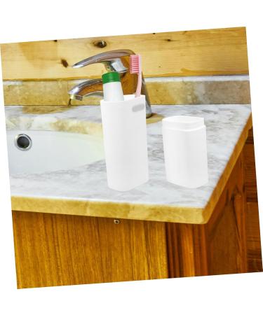 Portable Travel Toothbrush Holder & Cup - Ideal Bathroom Storage for Toothpaste & Toothbrush | Travel Accessories - Buy Online on GoSupps.com