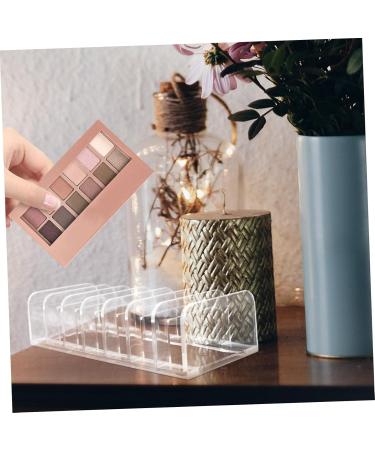 NOLITOY Eye Shadow Storage Box Toiletry Holder Acrylic Vanity Makeup Desk Skincare Desktop Makeup Organizer - Buy Online on GoSupps.com