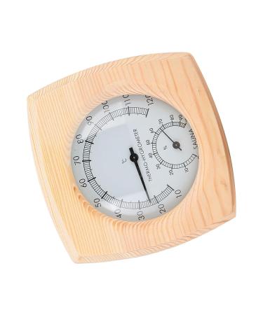 Digital Sauna Space Thermometer Hygrometer | Accurate Humidity & Temperature Display | Durable Wood | Perfect for Sauna & Bathroom - Buy Online on GoSupps.com