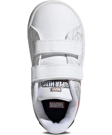adidas Kids Advantage Cf I Sneaker - Child 5 UK - White/Black - Buy Online on GoSupps.com
