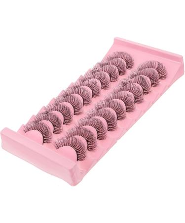 FOMIYES 50 Pairs False Eyelashes Eyelash False Lashes Wispy Fake Lashes Women Natural Eyelashes Makeup False Eyelashes Fake Eyelashes Imitation Makeup Tools Miss European and American - Buy Online on GoSupps.com