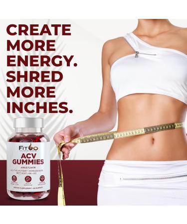 Keto Apple Cider Vinegar Gummies | 60 Count ACV with The Mother for Weight Loss Detox & Cleanse - Made in USA - Buy Online on GoSupps.com