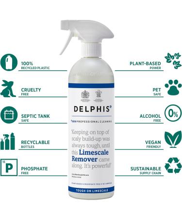 Delphis Eco Limescale Remover 700ml | Eco Friendly Limescale Cleaner | Fast Acting Foaming Action - Buy Online on GoSupps.com