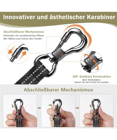 X Xben 25m Dog Tow Lines - Thick Leash with Lockable Carabiners for Small & Medium Breeds - Ideal Running & Training Line - Buy Online on GoSupps.com