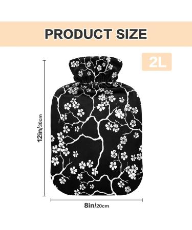 Cherry Blossom Hot Water Bottle - 2L Pain Relief & Warmth for Period Cramps Hands & Feet - Buy Online on GoSupps.com