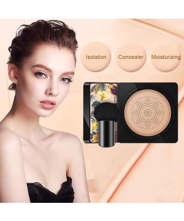 Liquid Foundation Mushroom Head Air Cushion Air Cushion BB Cream Liquid Foundation Concealer Durable Concealer Makeup Nude Moisturizing Brightening Pigment BB Liquid Foundation (Ivory) - Buy Online on GoSupps.com