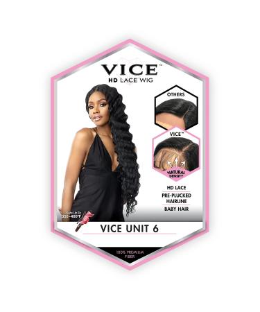 Sensationnel Vice Lace Front Wig - HD Transparent Lace, Pre-plucked Hairline, Babyhair, 5 Inch Deep Part | Vice Unit 06 (1B) - Buy Online on GoSupps.com