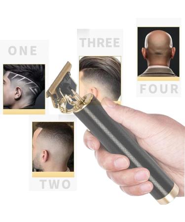 Precision T-Blade Professional Trimmer Set - Zero Gapped Hair Cutting Kit for Barbers & Home Use | Includes 4 Guide Combs - Buy Online on GoSupps.com