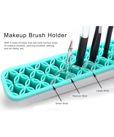 Desktop Paint Pen Holder 2 Makeup Brush Holder Prevent Tipping Over for Eyeliner for Home Use - Buy Online on GoSupps.com
