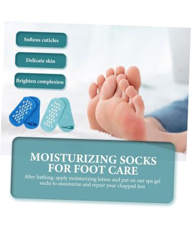 minkissy 2 Pairs Gel Socks Heel Socks Household Foot Care Products Dry Feet Socks Moisture Retention Socks Essential Oil Socks My Cart Items Spa Sock Commodity Cotton Yarn Moisturizing Miss 22x10x1cm - Buy Online on GoSupps.com