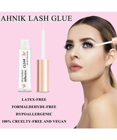 Clear Waterproof Eyelash Glue for False Lashes | Latex-Free & Gentle on Sensitive Eyes | 0.176 oz - Buy Online on GoSupps.com