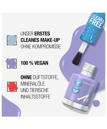 Manhattan Clean and Free Nail Polish 153 Lavender Light | Vegan & Breathable 8ml - Buy Online on GoSupps.com