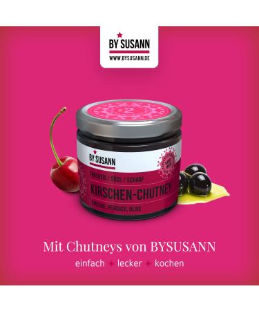 Buy By Susann-S2 Cherry Chutney 150g - Intense Fruity & Sweet Flavor Experience - International Shipping Available - Buy Online on GoSupps.com