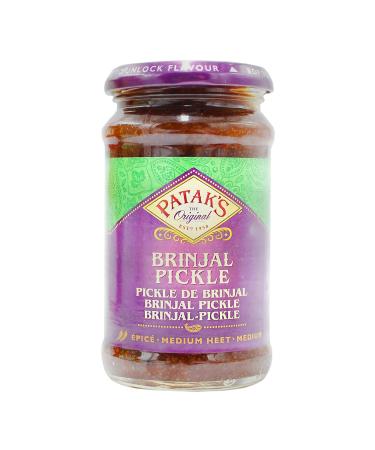 Buy Patak's Brinjal Auberginen Pickle 3-Pack (3x312g) | Authentic Indian Flavor | International Shipping Available - Buy Online on GoSupps.com