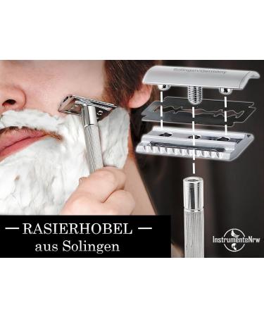 Premium Solingen Wet Razor - German Closed Comb Safety Razor for Perfect Beard Care | Stainless Steel Handle - Buy Online on GoSupps.com