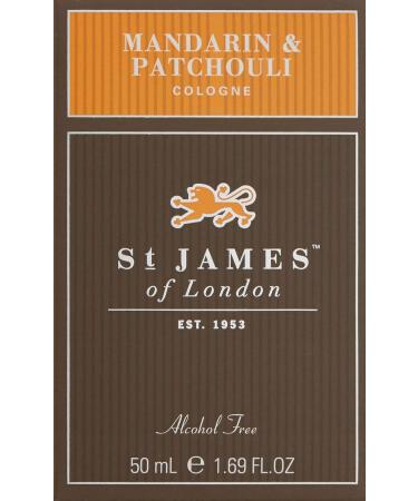 St James of London Mandarin & Patchouli Cologne 1.69oz Mango Fresh Citrus 1.7 Fl Oz (Pack of 1) - Buy Online on GoSupps.com