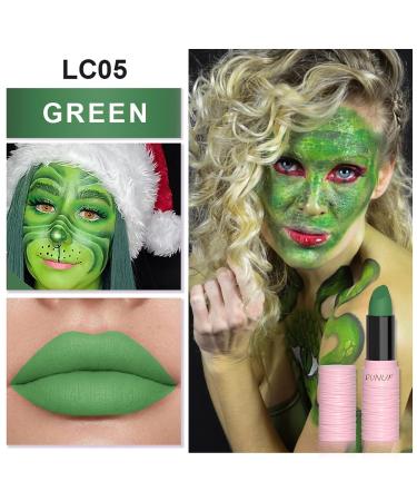 Eye Black Stick Green - Matte Face & Body Paint for Sports Halloween Clown Makeup & Cosplay - Buy Online on GoSupps.com