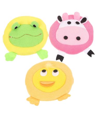 FRCOLOR 15 Pcs Cartoon Bath Gloves & Sponge Set | Ideal for Baby Showers & Toddler Bathing | Soft & Fun Body Wash Poufs - Buy Online on GoSupps.com