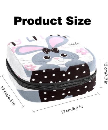 Buy Cute Rabbit Portable Napkin-Storage Bag for Women & Girls | Ideal Menstrual Cup & Breastfeeding Organizer - Buy Online on GoSupps.com