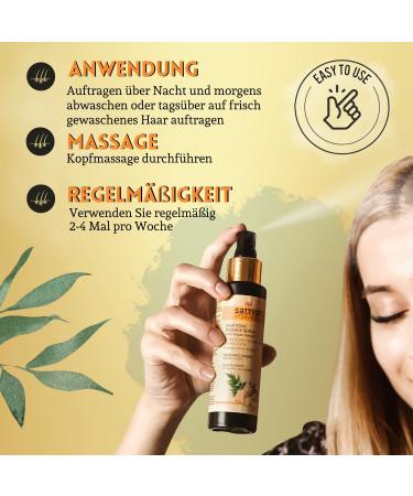 SATTVA Vegan Keratin Hair Tonic Repair & Volume Natural Scalp Tonic for Dry & Itchy Scalp Alcohol Free Dermatologically Tested (Neem) - Buy Online on GoSupps.com