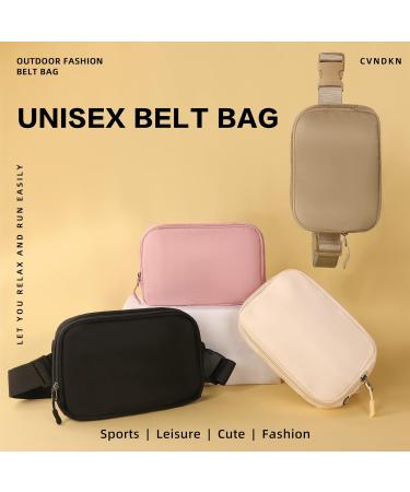 Unisex Waterproof Mini Fanny Pack with Adjustable Strap - Ideal for Outdoor Activities - Black - Buy Online on GoSupps.com