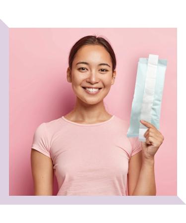 Perineal Ice Packs for Postpartum with Adhesive Strip - 2-in-1 Cold Pack Pads for After Birth - Instant Relief (12 Pack) - Buy Online on GoSupps.com