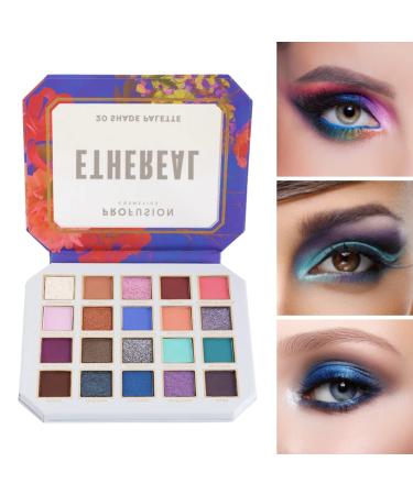 Profusion Cosmetics Ethereal 20-Shade Multi-Finish Palette- Let your Creativity Blossom with the Eyeshadow Palette - Buy Online on GoSupps.com