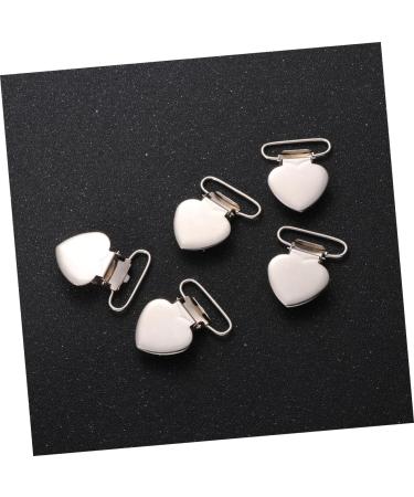 60 pcs Supplies Fashion Silver Metal T Fasteners Buckle Cloth Bed Shaped Buckles Women Clamp Silver 3.5*2.5cm - Buy Online on GoSupps.com