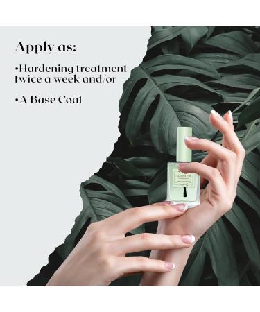 NATURABLOOM Phytostrong Breathable Nail Strengthener - Premium Nail Treatment for Natural Nail Care - Biosourced Nail Hardener - Buy Online on GoSupps.com