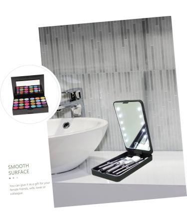 Bo te Cils Avec Miroir Led tui De Rangement Pour Cils Support Organisateur De Conteneur De Bo te De Maquillage - Buy Online on GoSupps.com