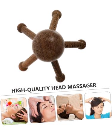 Gleavi 4-Piece Massage Device Set - Five Claws Scalp Massager & Trigger Point Brush for Deep Relaxation | Wenge Handy Tools - Buy Online on GoSupps.com