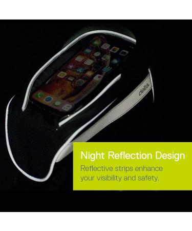 Waterproof Bike Handlebar Bag for Phone - Top Tube Cycling Accessory for Safety & Convenience - Reflective Material for Mountain and Road Bikes - Buy Online on GoSupps.com