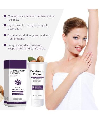 Everywhere Deodorant With Probiotics Natural Deodorant Armpit Deodorant Cream Fights Odors And Bacteria Naturally Absorbs Moisture (3 Pieces) - Buy Online on GoSupps.com