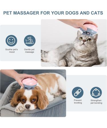 Ankilo Wireless Electric Head & Body Massager - Scalp & Cat Massager with 4 Interchangeable Kneading Heads - Pink Rose for Hair Growth & Full Body Relaxation - Buy Online on GoSupps.com