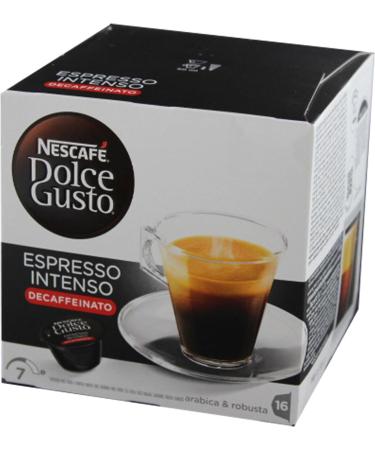  Nescafe Nescafe Dolce Gusto Espresso Intense Decaffeinated Decaffeinated Espresso Capsules - 32 Capsules - Buy Online on GoSupps.com