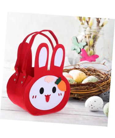 STOBAZA Easter Goodie Bags Snack Bags Easter Candy Pouch Cookies Storage Bags Candy Packing Bags Cloth 1 count (Pack of 1) Red - Buy Online on GoSupps.com